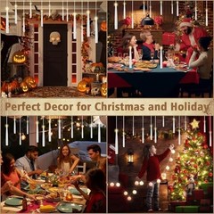 Floating Candles with Wand Remote, 12 Pcs Halloween Decor Magic Hanging