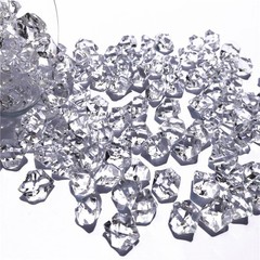 Decorative Glass Pebbles Stone Beads Vase Nugget Wedding Home Ornament New Uk