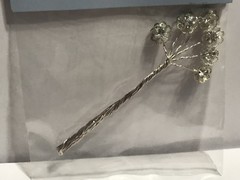 Victoria Lynn Rhinestone Flower Wire Picks 6pc New