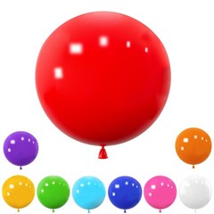 Wiletasz 9pcs Big 36 inch Balloons, Giant Latex Extra 36 inches, Colorful