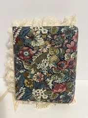 Handmade Fabric Lace Picture Album 4″x6″ Photo Ribbon Floral For A Special Gma