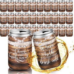 50 Pieces Wedding Can Cooler Bulk Engagement Party Favors for Guests Cheers to L