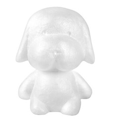 12″ White STYROFOAM PUPPY 3D Animal Model DIY Craft Decoration Party Supplies