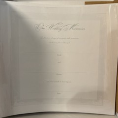 Vtg C.R Gibson Wedding Album Book Modern Love Memories Holds 4X6” Photos New