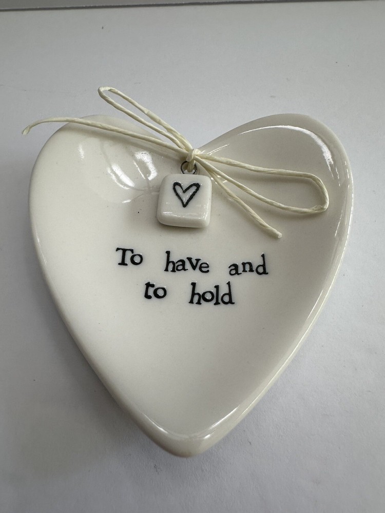 Ring Dish Trinket To Have and Hold East of India Two’s Company E2069