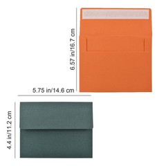 150 Pack Colorful Envelopes for Invitations A2 A2, 15 Assorted Colors