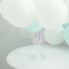 CLEAR 30″ tall Balloon Sticks Column Round Stand Holders Wedding Decorations