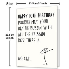 10th Birthday Card,10 Year Old Birthday Gifts & Decorations for Boys Girls So…