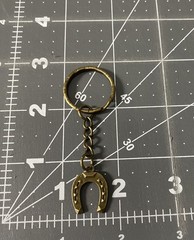 Lucky In Love Horseshoe Keyring Party Favor Wedding Rustic 20 Pc