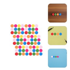 150Pcs Wooden Discs for Crafts Colorful Wood Counting Chips for Kids Learning