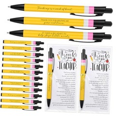 Teacher Appreciation Gifts Bulk Thank You Teacher Ballpoint Pens Cards and 30
