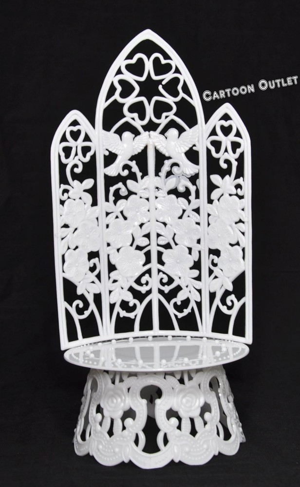 Wedding Cake Top Accessories Plastic Arch back & base Quinceanera Cake Decor