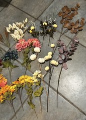 19 Artificial Fall Flowers Silk Fake Flower Wedding Party Home Decoration Wreath