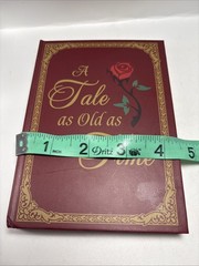 Wedding Beauty And The Beast Ring Bearer Book Tale As Old As Time Red Rose