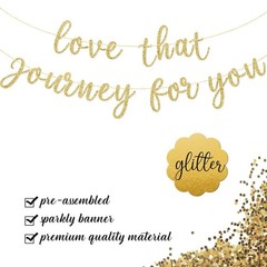 Love That Journey For You Banner, Birthday Bachelorette Wedding Party Decorat…