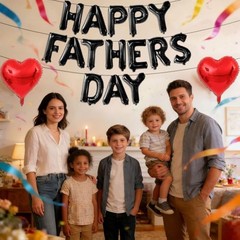 Happy Fathers Day Balloons 16inch Happy Fathers Day Foil Letter Balloons Black