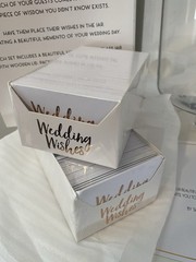 NEW In The Box Wedding Wishes Gratitude Glass Jar Reception & 250 Guest Cards