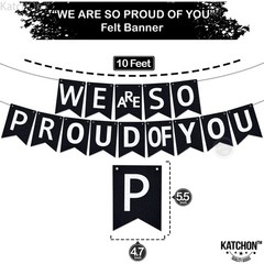 KatchOn, We are So Proud of You Banner – Huge, 10 Feet, No DIY | Congratulati…