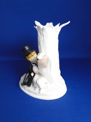 New RARE Vintage Wilton «Flowering Love » Wedding Cake Top Vase, 1971, #111-9394