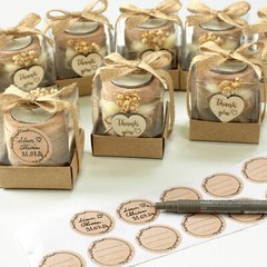 10 Pack Tealight Candle Holders Wedding Favors for Guests – Bridal Shower