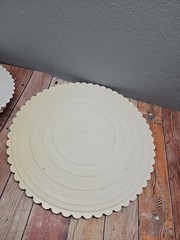 Wilton Circles of Strength 6 pc tier Cake Separator Plates Scalloped 8 – 18″
