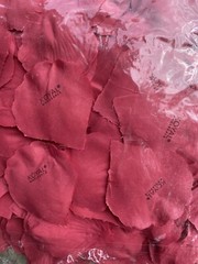 200 Silk Rose Flower Petals Confetti Fake Flowers Engagement Wedding Party Red