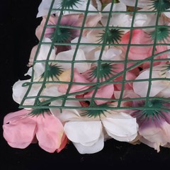 6*Flower Wall Panel Party Artificial Wedding Bouquet Decor Romantic Rose Flower~