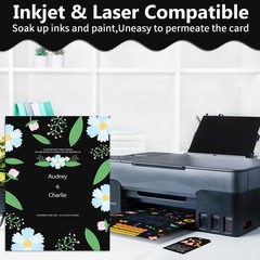 Uncle Paul 40 Sheets Stardust Black Letter Size [40 Sheets],