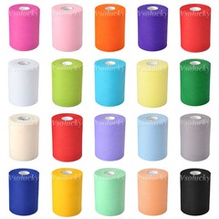 1 Roll 6″ x 100yards Tulle Roll Sheer Mesh Ribbon Tutu Skirt Wedding Party Decor