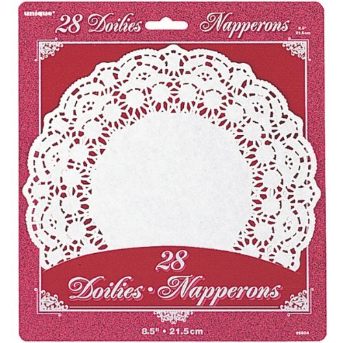 White Paper Doilies – 8.25″ (28 Ct) – Premium Quality 20.9 cm( 8.25″)