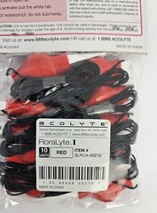 LED FloraLyte Acolyte Lights For Floral Party Event Design Wedding (Red) 10 Pack