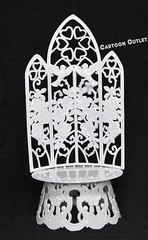 Wedding Cake Top Accessories Plastic Arch back & base Quinceanera Cake Decor