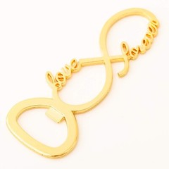 50 Pieces Love Forever Bottle Opener Wedding Party Favors for Guest Bridal Sh…