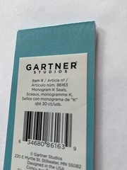 Letter K Cursive Seal Monogram Initial Envelope Sticker Graduation Gartner 1”