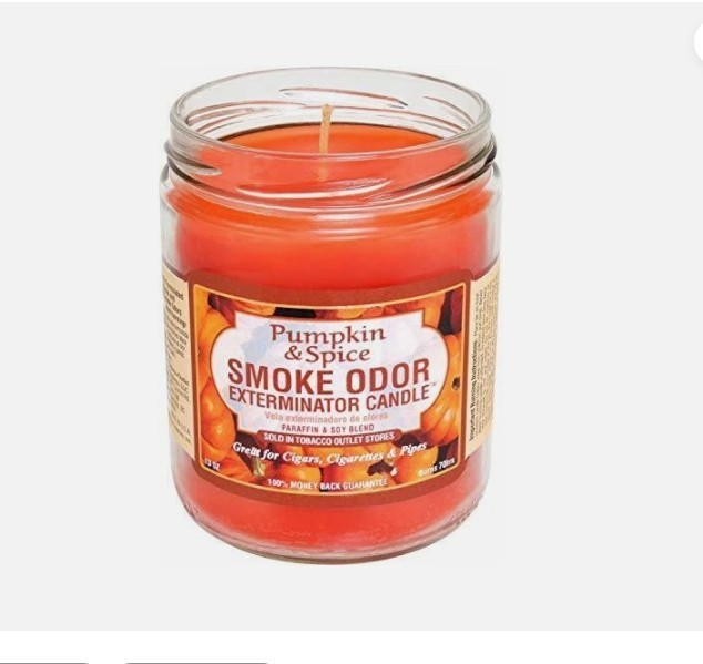 Smoke Odor Exterminator Candle, Pumpkin & Spice, 13 oz