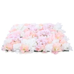 8 Pcs Wedding Artificial Silk Flower Wall Panel Floral Backdrop Party Decoration
