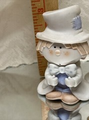 Bumpkins Bisque Porcelain Bride & Groom Figurines Fabrizio George Cake Toppers