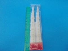 NWT ASHLAND Set of 2 Unscented Advent CHRISTMAS 10″ Taper Candles