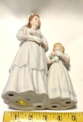 Homco 1405 «Bride’s Day» Figurine Bisque Finish Malaysia B2