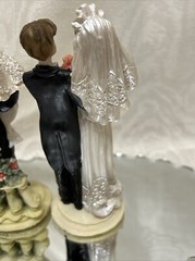 Two Wedding Cake Toppers K’s Collection Resin Brides And Grooms, Limited