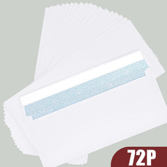 72 Packs #10 Envelopes, Business Envelopes, Envelopes Self Seal, Security Env…