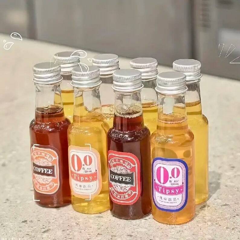 1 oz Mini Plastic Liquor Bottles Small Salad Bottles Mini Shot Alcohol Bottle