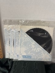 4 Packs Of 25 Black Tulle Precut Circles, 9”.