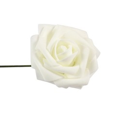10-Pack Cream White Bridal Bouquet Flowers