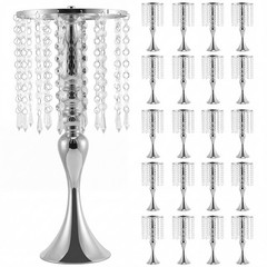 Metal Candle Holder Reusable Multi-Purpose for Tabletop Flower Arrangement