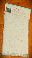 Make ‘N Mold ~ WEDDING FAVOR BAGS 25 CT – Clear/White Swirls, Silver Ties #W5040