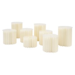 8-Piece Round Cylinder Wedding Flower Stands Paper Stand for Wedding Dessert