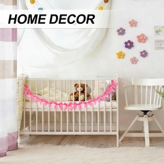 2 String of 13 PCS Champagne Bow Garland Banner Decoration Party Bow