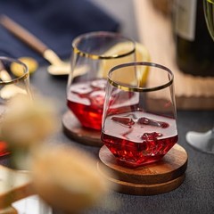 Lueumxc Diamond Plastic Wine Glasses,40 Pack Unbreakable Whiskey Cocktail Wine