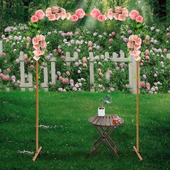 Rectangular Wedding Arch Rack Flower Balloon Arch Stand Party Backdrop Decor